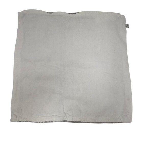 Hearth & Hand Magnolia Gray Decorative Pillow Covers 18" X 18" 100% Cotton - Picture 6 of 7